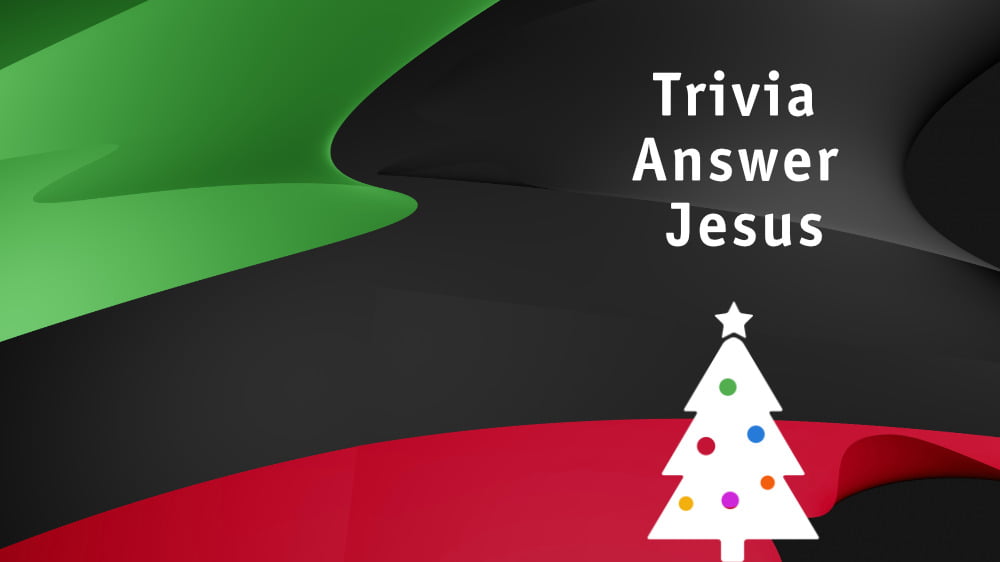 Trivia Answer Jesus